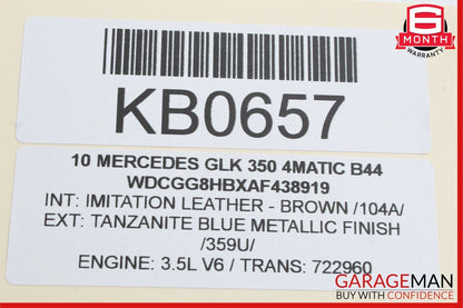 00-13 Mercedes X204 GLK500 E500 S500 Engine Throttle Valve Body 1131410125 OEM