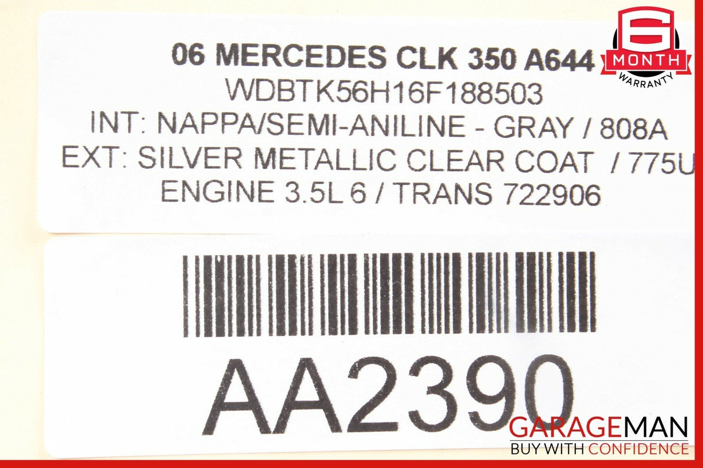 03-09 Mercedes W209 CLK350 CLK500 Front Right Side Door Lock Latch Actuator OEM