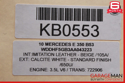 Mercedes E350 C300 C350 CLS550 Steering Gear Coupling 2044620278 RWD OEM