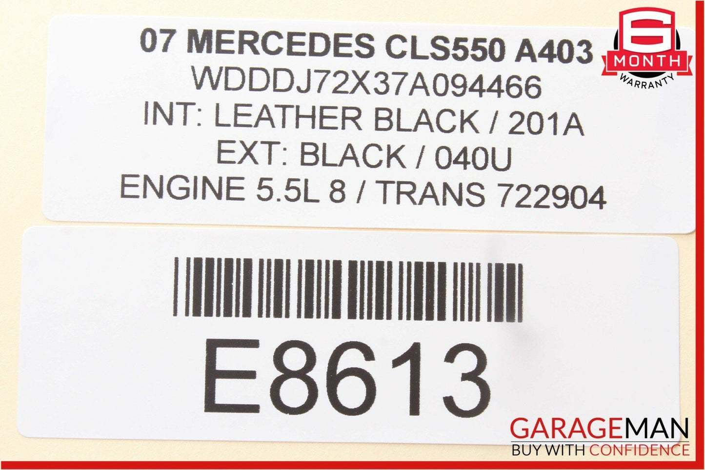 06-09 Mercedes W219 CLS550 E500 Communication Control Module 2198200926 OEM