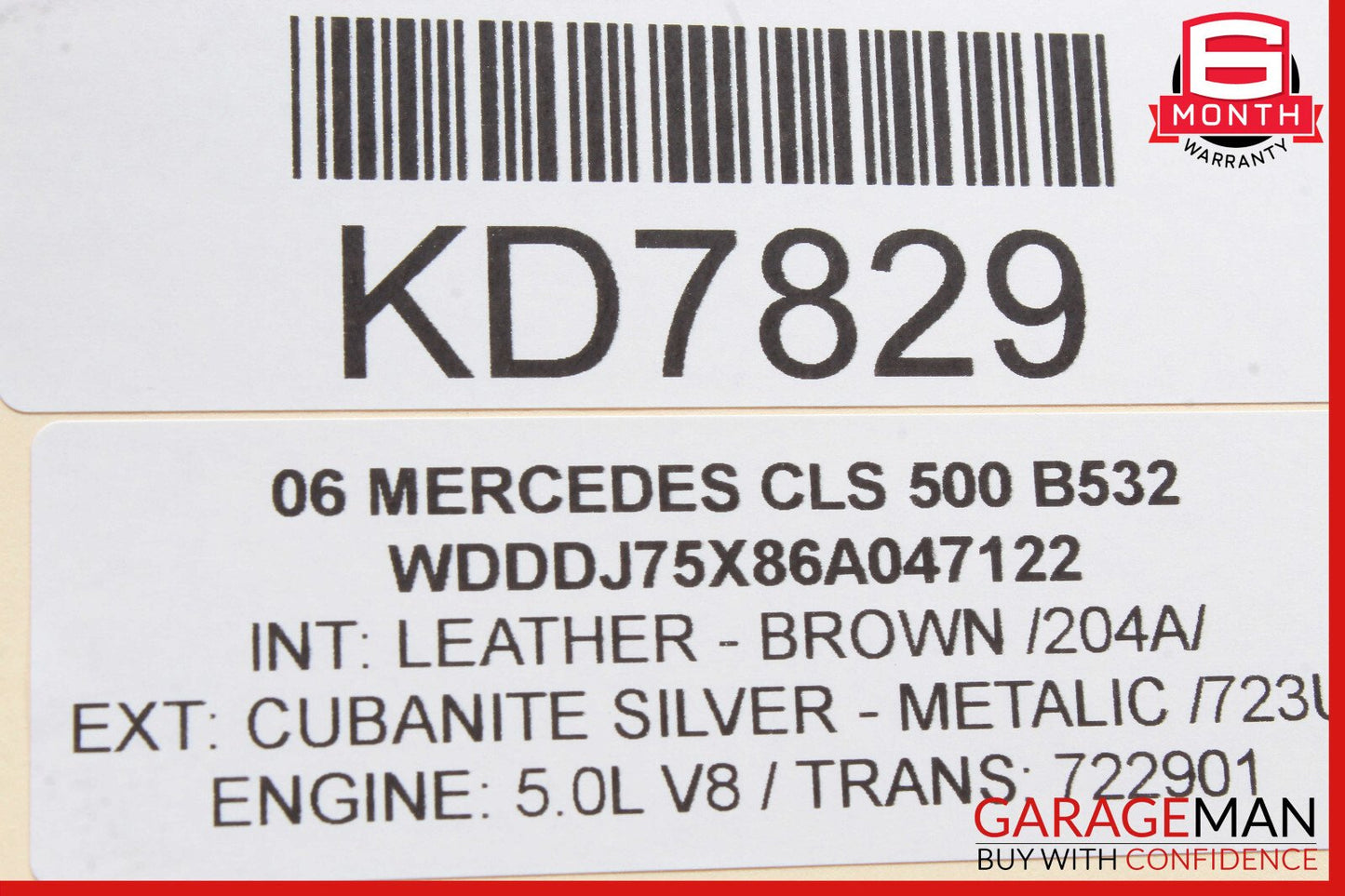 06-11 Mercedes W219 CLS550 CLS500 Rear Right Door Control Module 2198200326 OEM