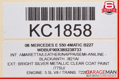 03-09 Mercedes W211 E550 E350 Front Right Side Window Regulator Motor OEM