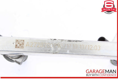 05-12 Mercedes W212 E350 Wagon SLK300 Fuel Injector Rail w/ Fuel Injectors OEM