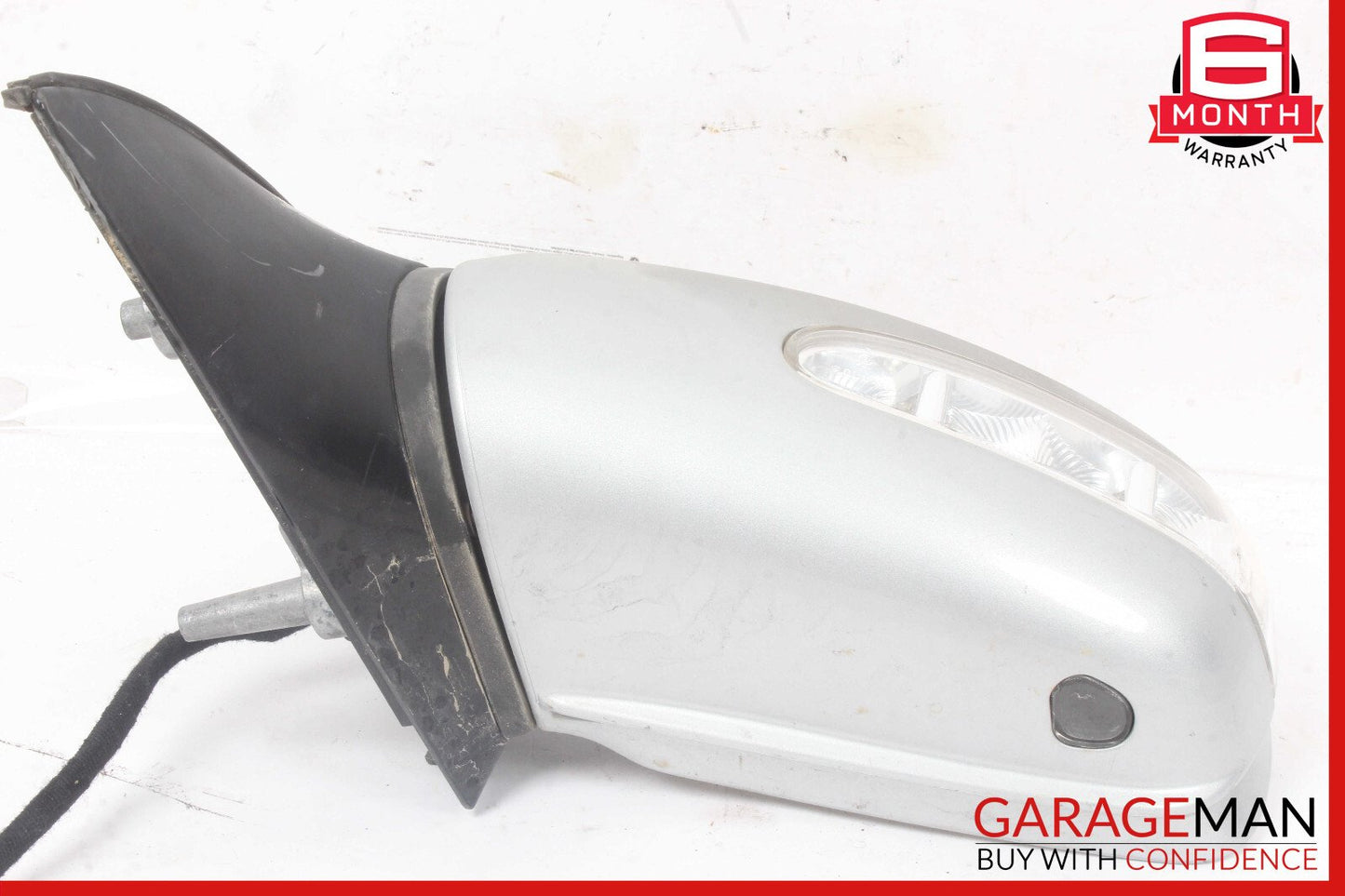 06-10 Mercedes W251 R350 R500 Front Left Side Mirror Door Rear View Silver OEM