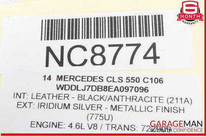 12-18 Mercedes W218 CLS550 4.6L Right Exhaust Pipe Adapter 2781400808 OEM