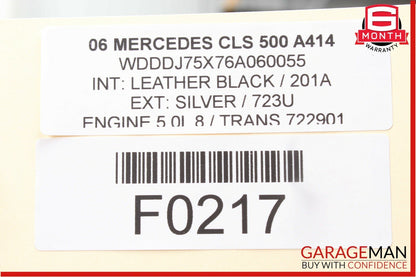 06-11 Mercedes W219 CLS500 CLS55 AMG Front Right Door Lock Latch Actuator OEM