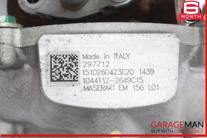 14-20 Maserati Quattroporte Ghibli Left Turbocharger Turbo Charger Manifold OEM
