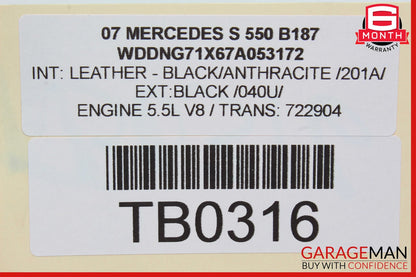 07-13 Mercedes CL550 S550 Front Left Side Lower Control Arm 2213331705 OEM