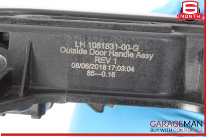 17-23 Tesla Model 3 Front Left Driver Side Exterior Door Handle OEM