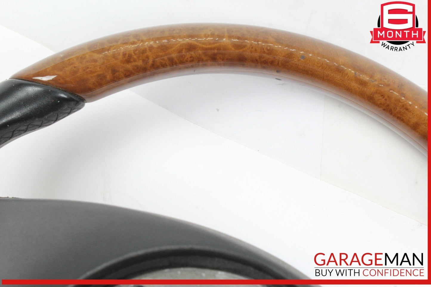 09-12 Mercedes R171 SLK300 SL550 SLK350 3 Spoke Steering Wheel Wood OEM
