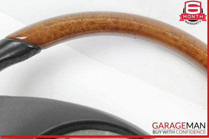 09-12 Mercedes R171 SLK300 SL550 SLK350 3 Spoke Steering Wheel Wood OEM