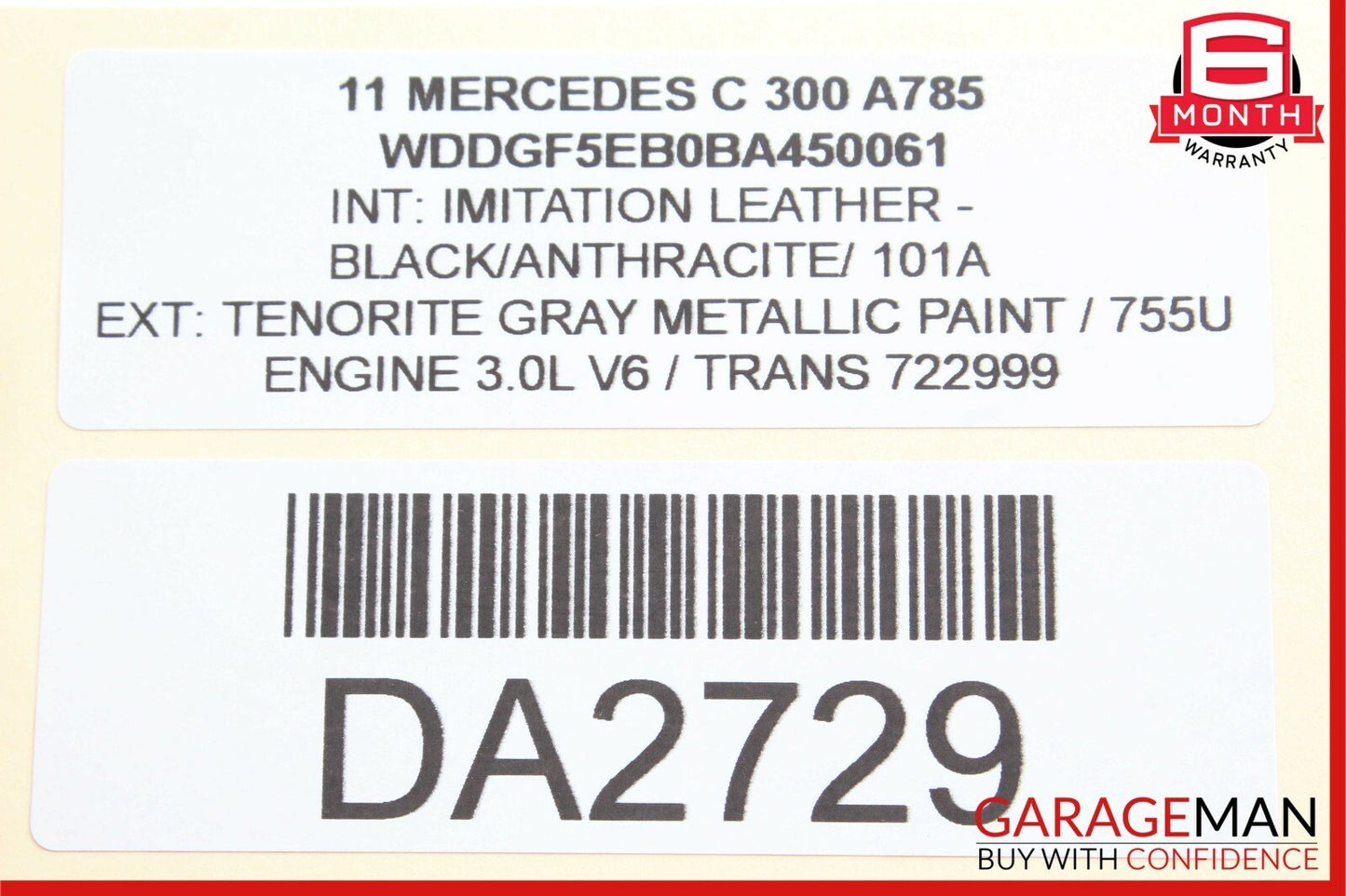 08-14 Mercedes W204 C300 C250 Front Right Passenger Side Door Controller Module