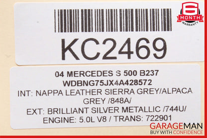 00-06 Mercedes W220 S430 S500 S55 AMG Front Left Seat Control Module 2208205585