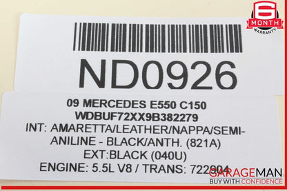 03-09 Mercedes W211 E550 E500 E63 Rear Left Door Window Regulator Motor Unit OEM