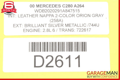 98-02 Mercedes W202 C280 E430 Motorola Voice Command Control Module Unit OEM