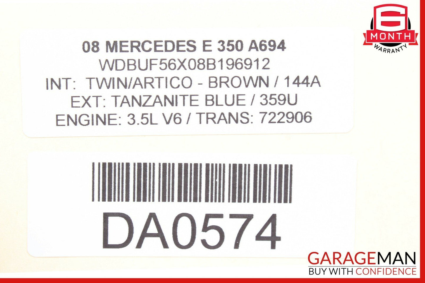03-09 Mercedes W211 E550 E500 E63 AMG Rear Right Side Door Control Module Unit