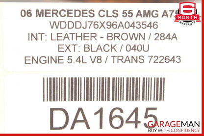 06-11 Mercedes W219 CLS55 AMG Rear Right Passenger Side Door Lock Latch Actuator