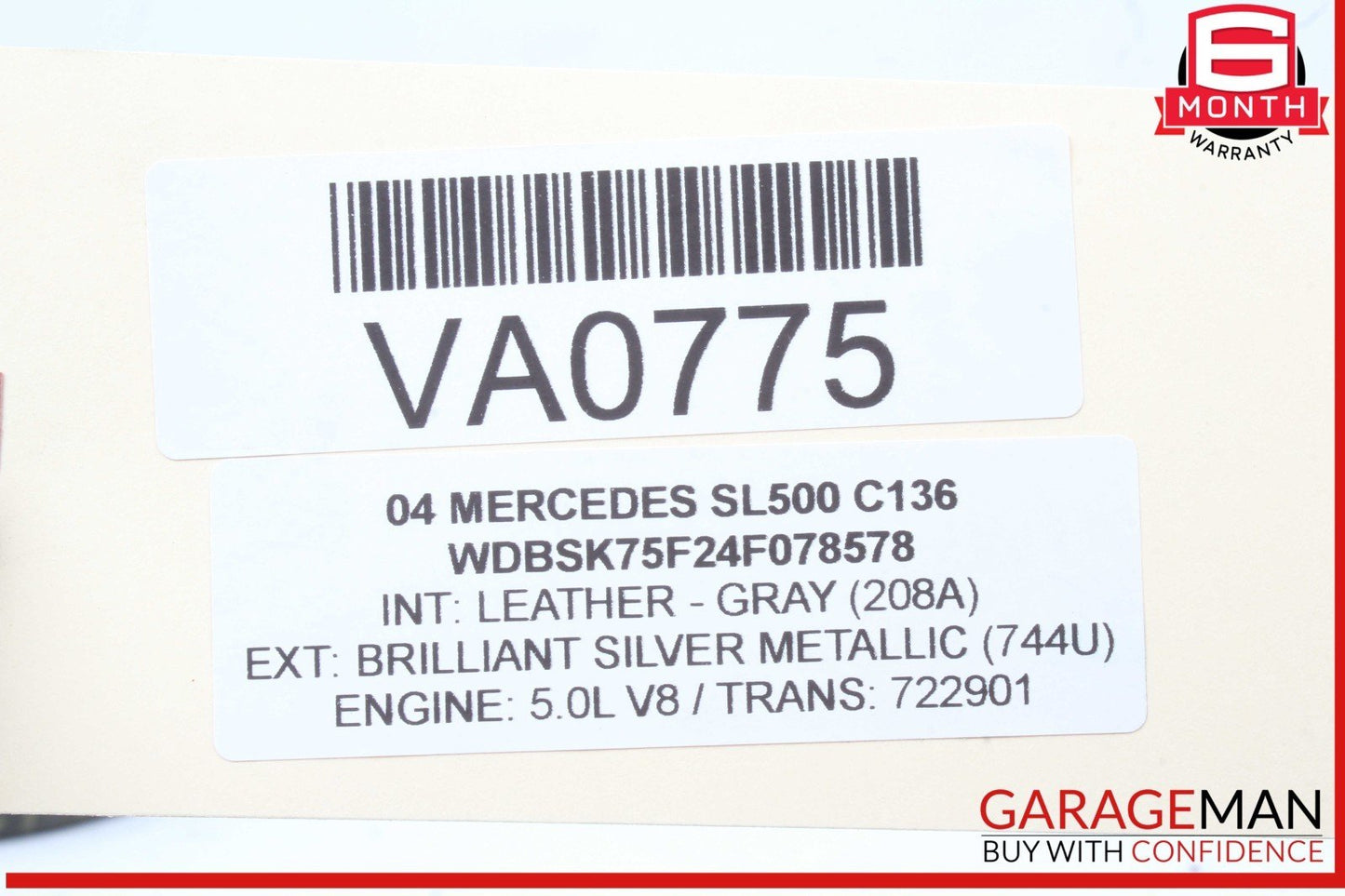 03-06 Mercedes R230 SL500 SL600 ABC Hydraulic Suspension Line Hose Pipes OEM
