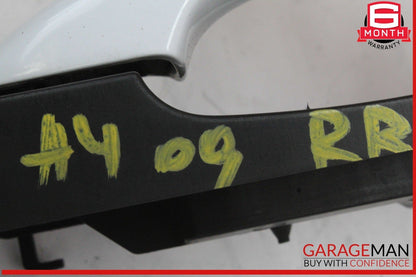 09-16 Audi A4 A5 Right Passenger Side Exterior Door Handle White 8T0837886A OEM