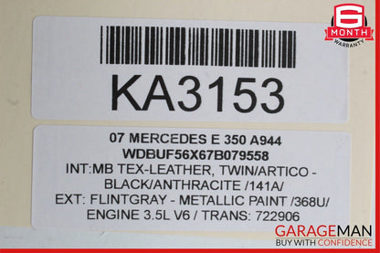 03-09 Mercedes W211 E320 E350 E63 AMG Front Right Door Controller Module Unit
