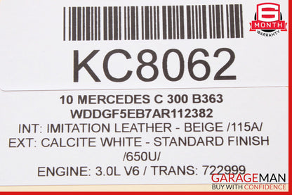 08-14 Mercedes W204 C300 C250 C350 Rear Left Door Lock Latch Actuator OEM