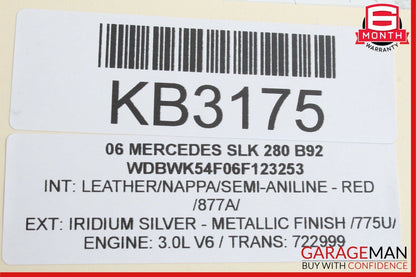 05-11 Mercedes SLK300 SLK280 Front Right & Left Brake Caliper Calipers Set