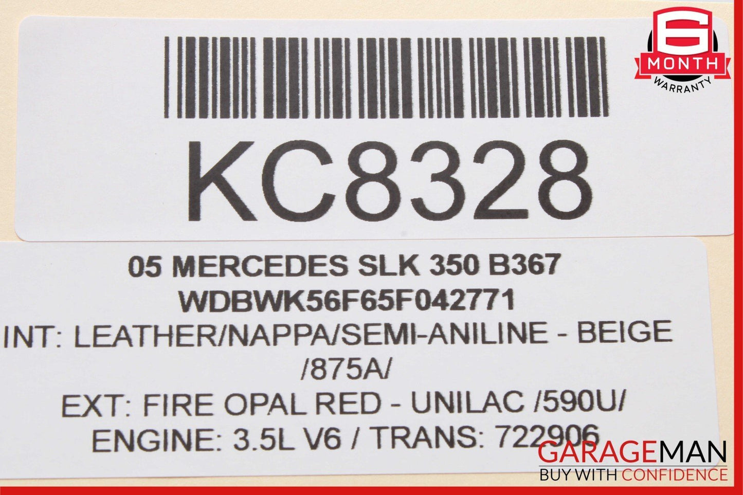 05-11 Mercedes R171 SLK280 SL550 Front Left Side Door Window Regulator Motor OEM