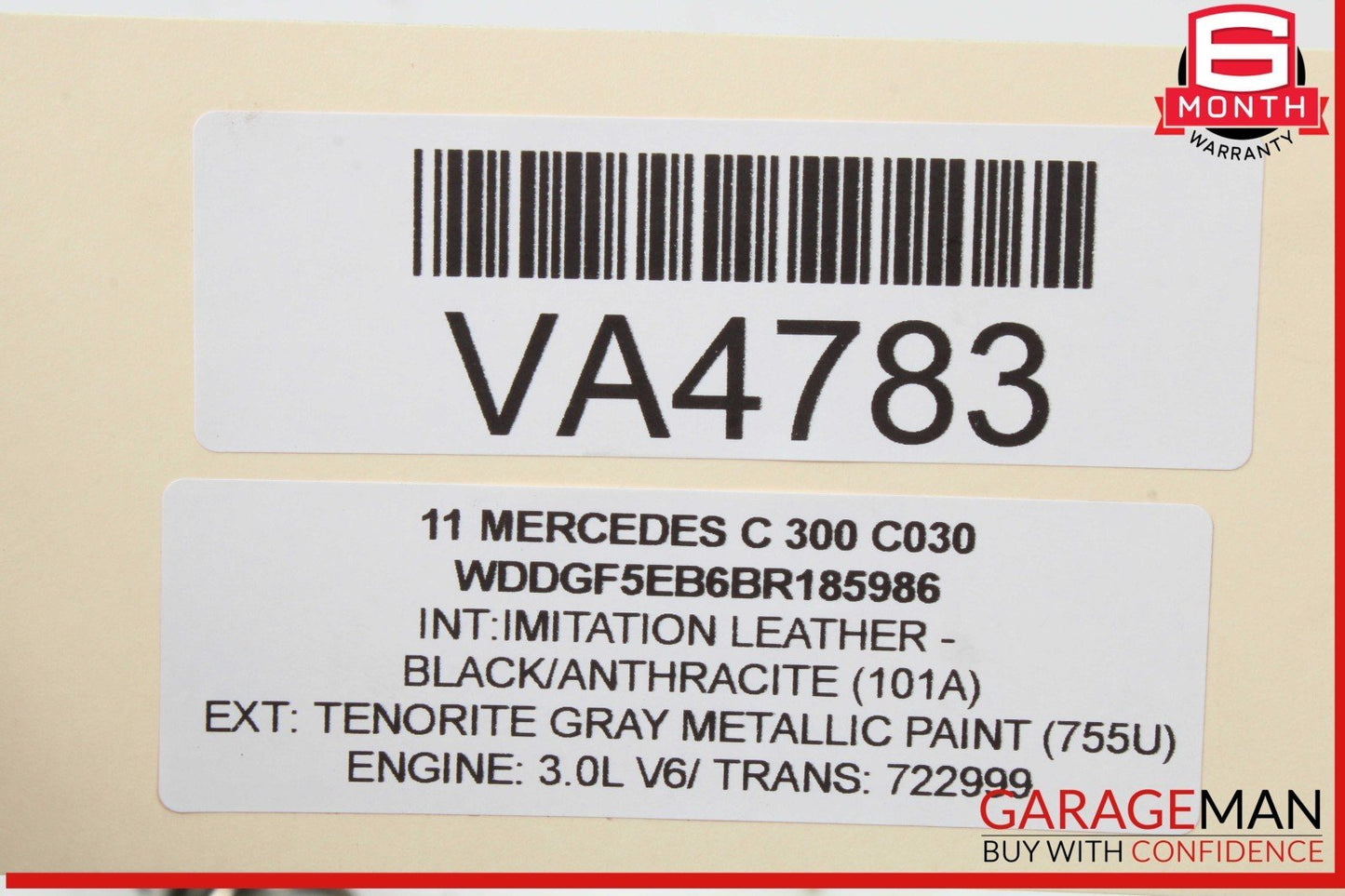 08-11 Mercedes W204 C300 Right Side Engine Camshaft Cam Shaft Intake OEM