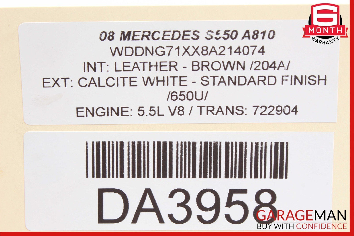 07-13 Mercedes W221 S550 S400 Trunk Lid Locking Hydraulic Pull Down Pump OEM