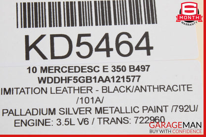 10-13 Mercedes W212 E350 E550 Sedan Trunk Lid Tailgate Handle Trim Black OEM