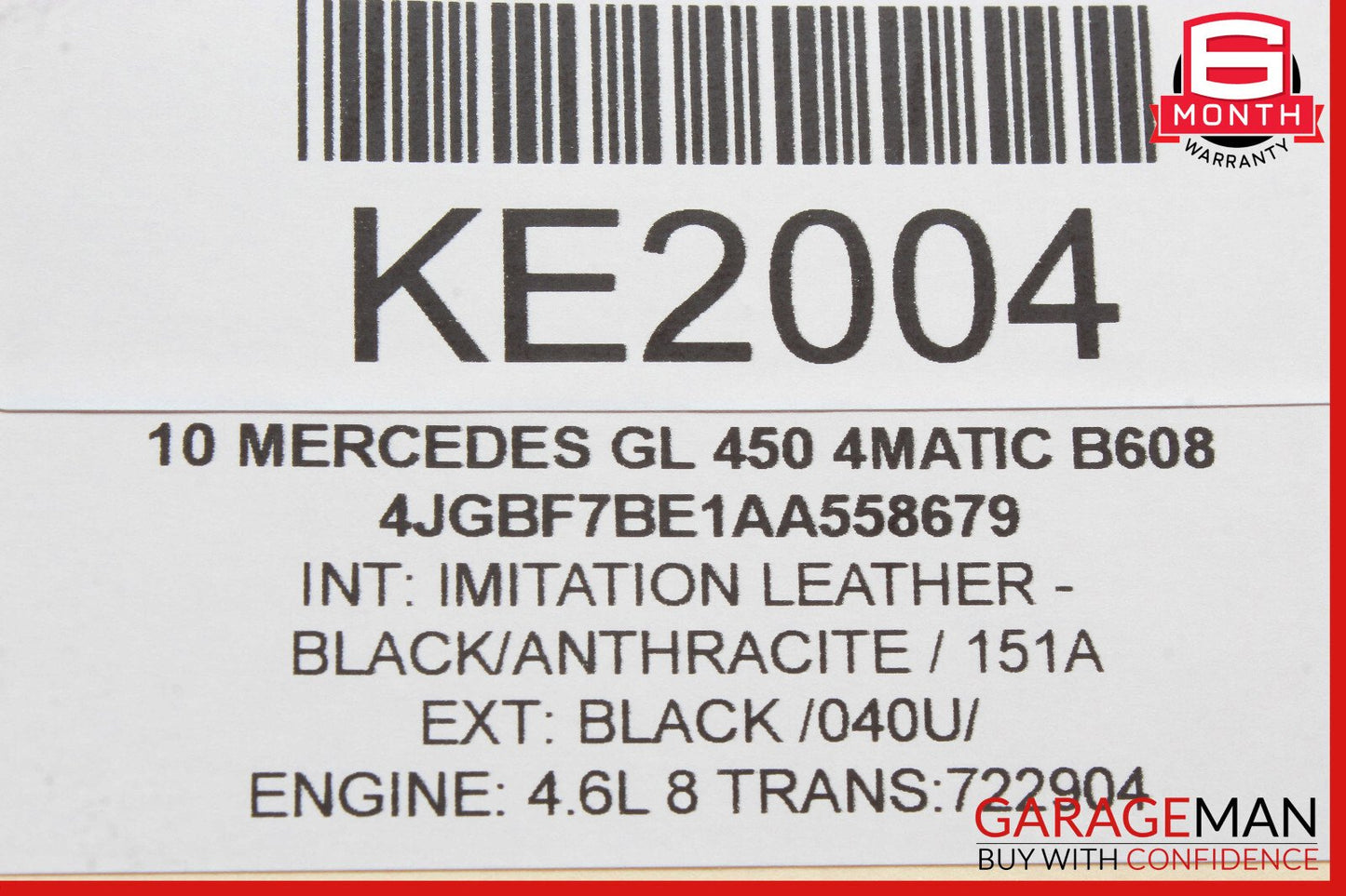 06-13 Mercedes X164 GL450 ML350 R350 Front Right Side Door Control Module OEM