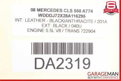 07-11 Mercedes W219 CLS550 E550 Roof Shark Fin GPS Antenna 2218202475 Black OEM