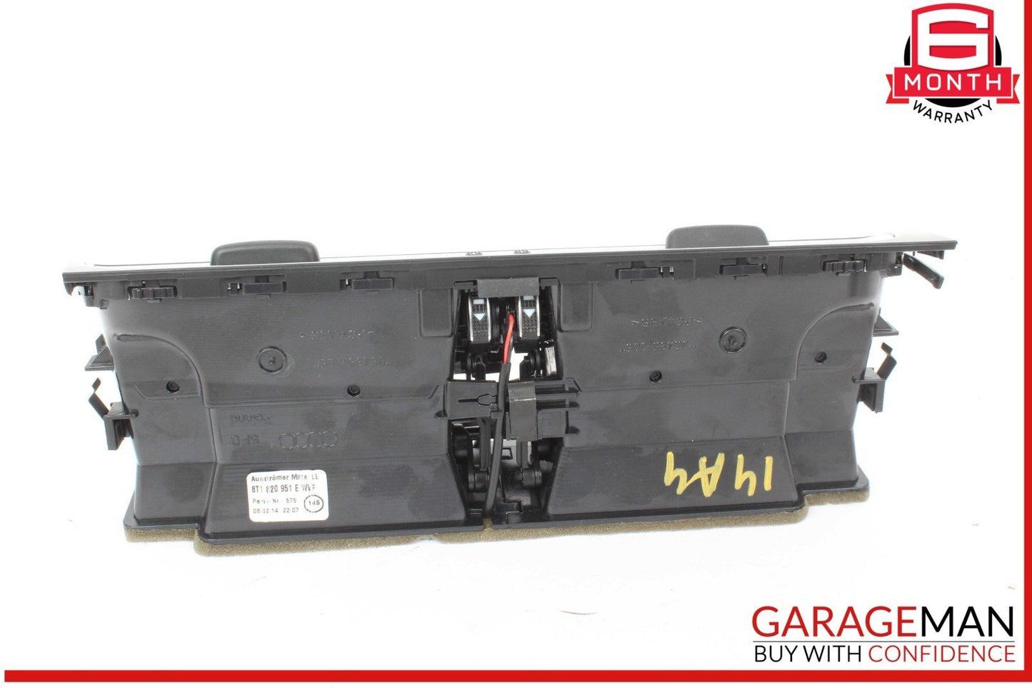 09-16 Audi A4 S4 Front Center Dash Dashboard AC A/C Air Vent Trim Grille Panel