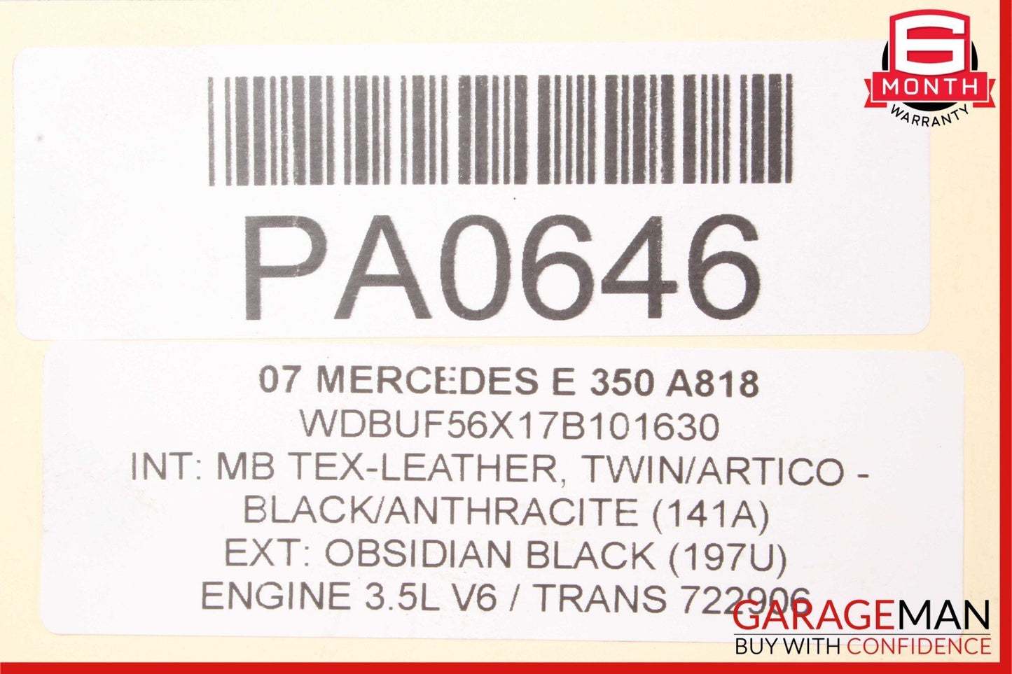 Mercedes W221 S550 ML550 CL550 E350 Engine Intake Filter Air Box Assembly OEM