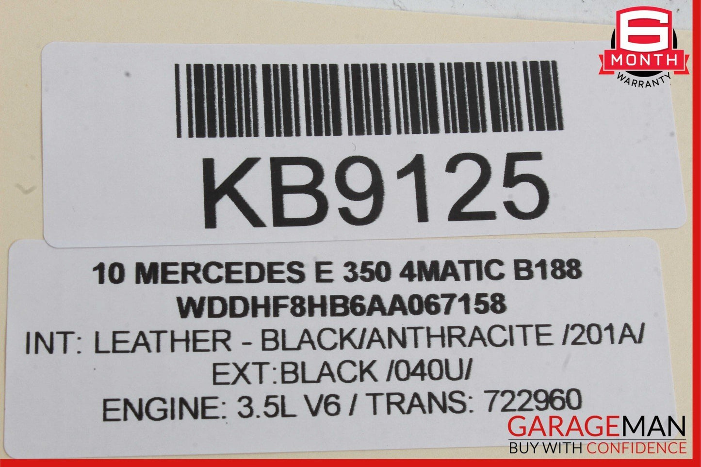 10-14 Mercedes W212 E350 4MATIC Front Left Side Door Window Regulator Motor OEM