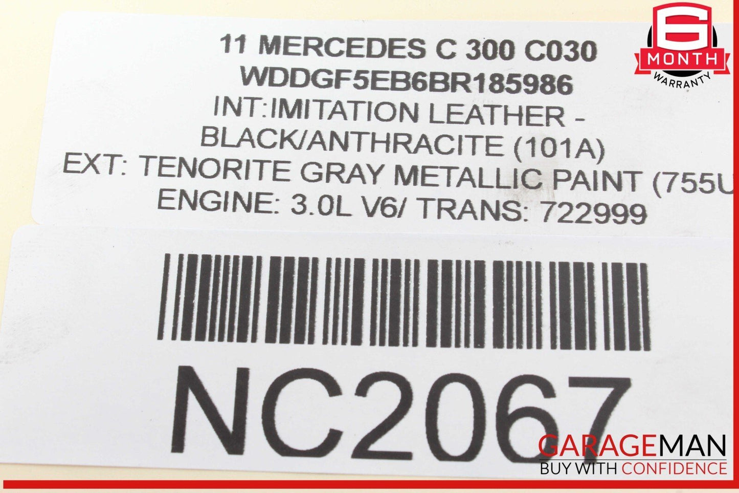 08-14 Mercedes W204 C300 Front Right Bumper Reinforcement Impact Bar Bracket OEM
