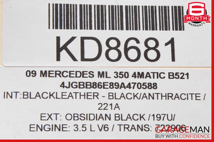 09-13 Mercedes ML350 GL450 ML550 Left / Right Headrest Screen Monitor Display
