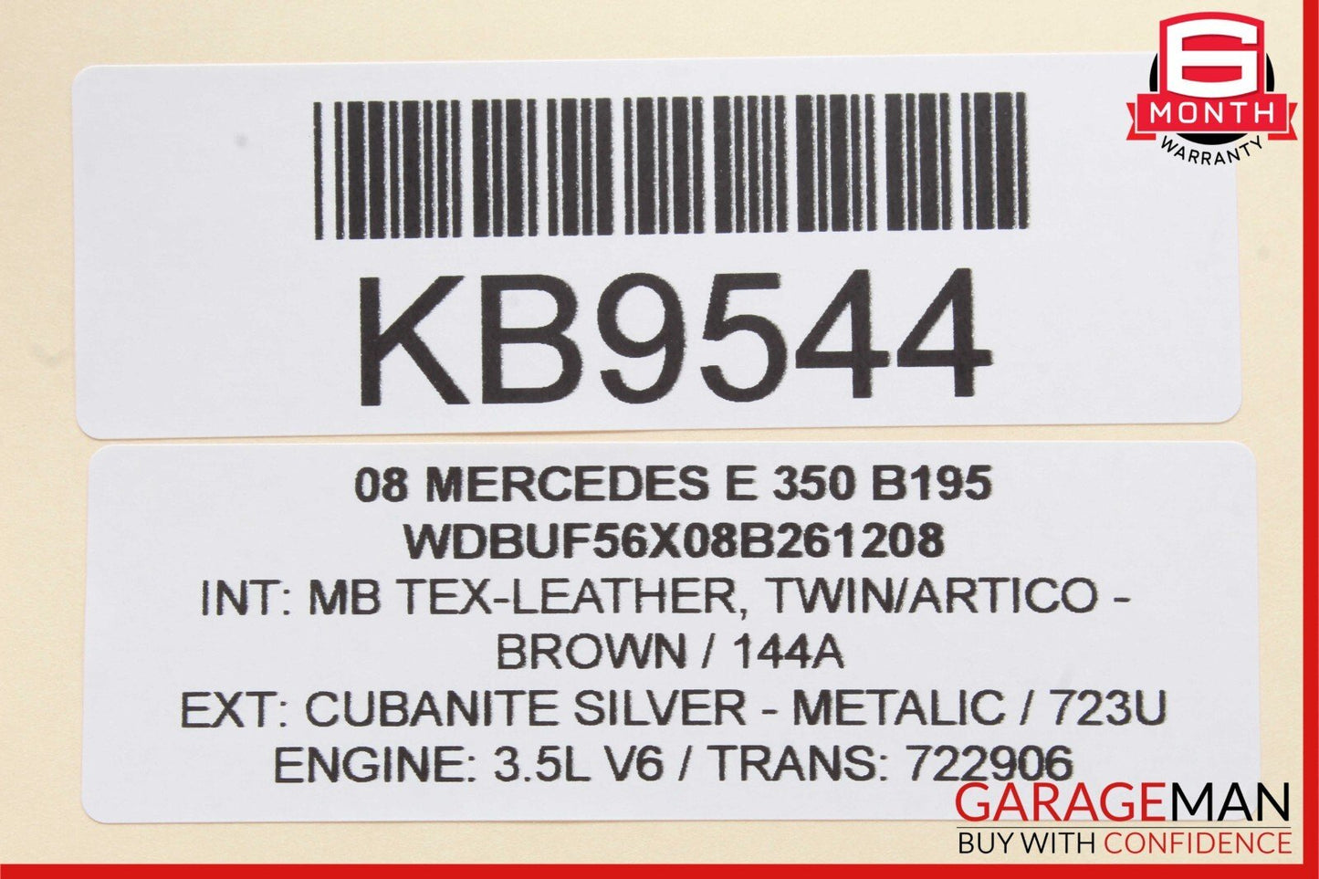 06-12 Mercedes W211 E350 SL550 CLS550 TPMS Tire Pressure Control 1645403762 OEM