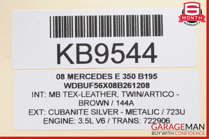 06-12 Mercedes W211 E350 SL550 CLS550 TPMS Tire Pressure Control 1645403762 OEM