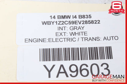 14-21 BMW i3 I01 Hybrid Rear Left Driver Side Quarter Panel Bracket OEM