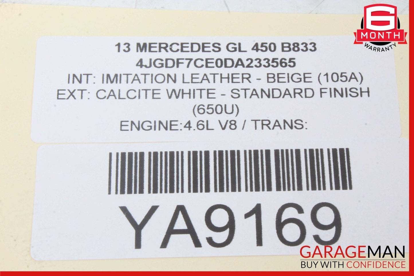 12-16 Mercedes X166 GL450 ML550 Center Console Command Unit Radio Bezel Trim OEM