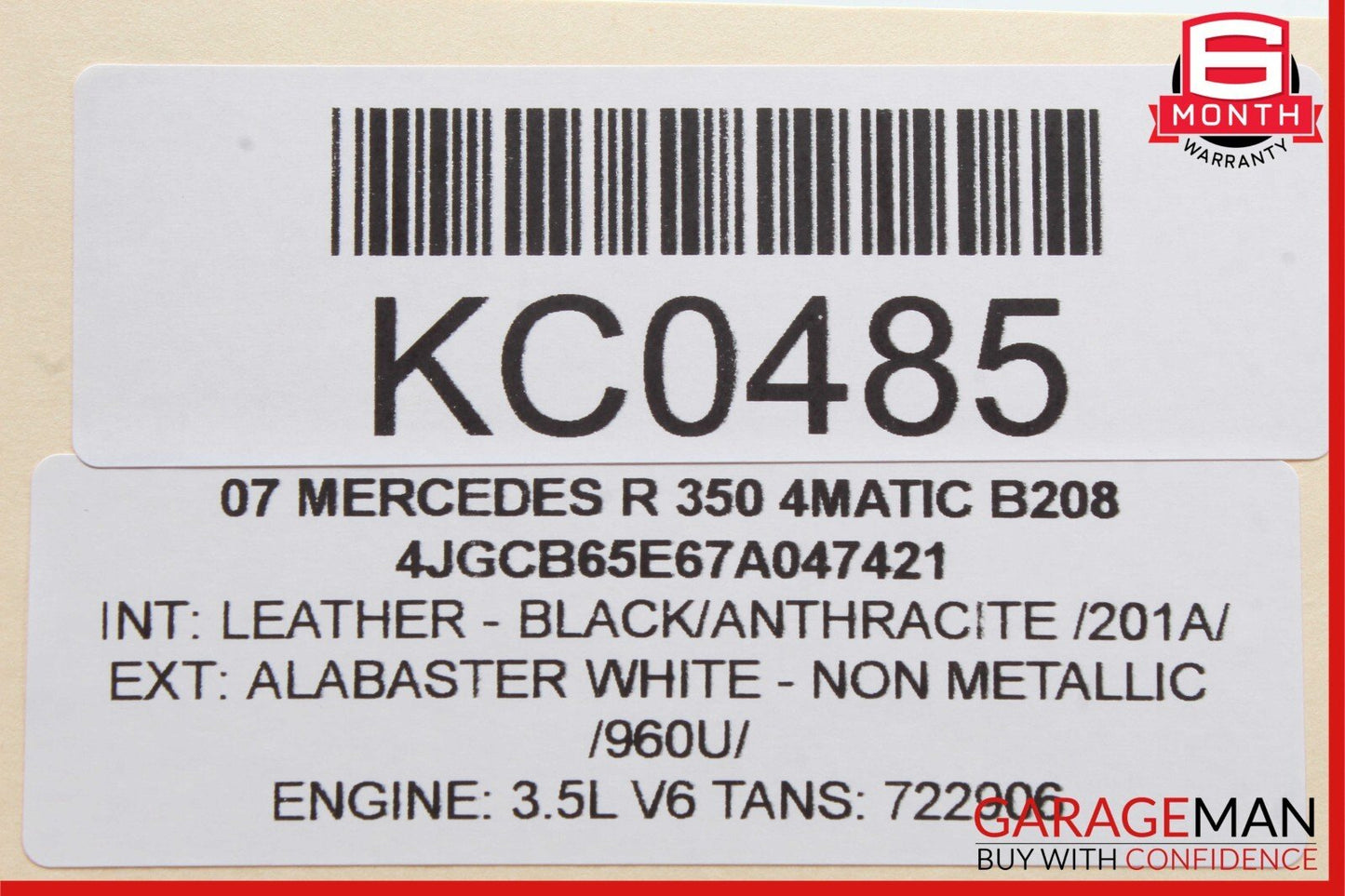 06-09 Mercedes W251 R350 R500 Heater Climate Control Switch W/ Trim Bezel OEM
