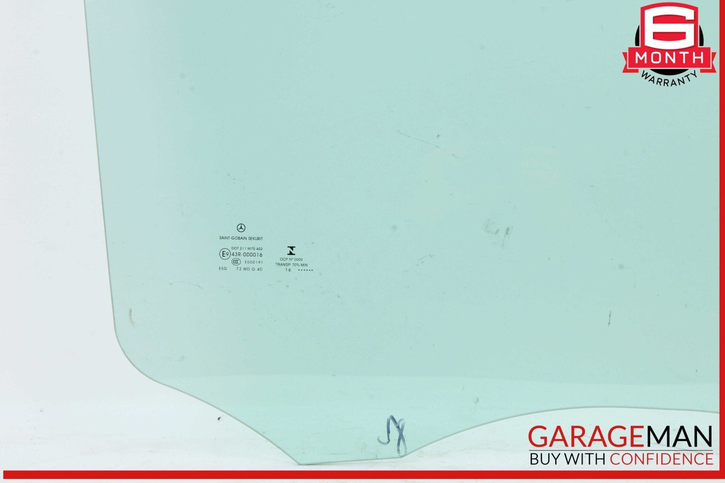 16-23 Mercedes W447 Metris Front Right Passenger Side Door Window Glass OEM