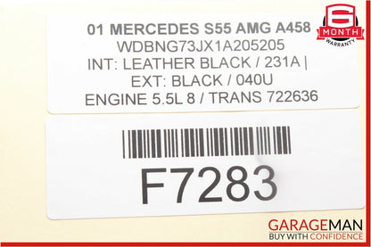 00-06 Mercedes CL600 S55 AMG Front Right Side Exterior Door Handle Black OEM