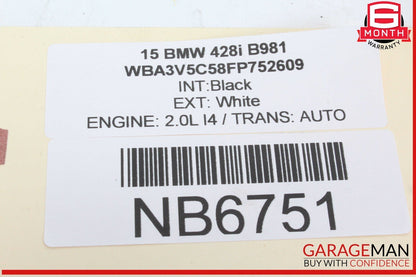 14-16 BMW 428i 435i Front Right Passenger Side Knee Airbag Air Bag 1024565 OEM