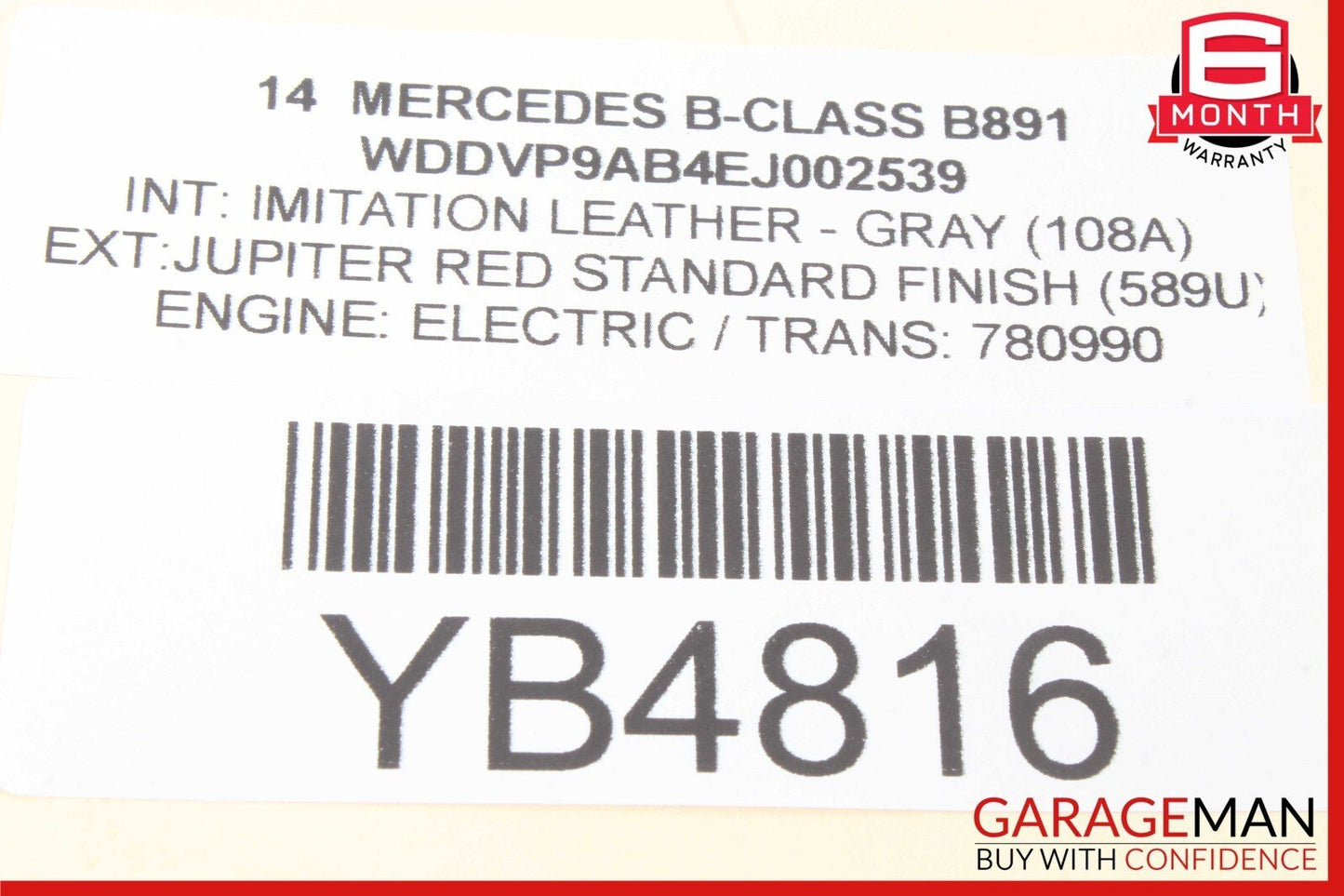 12-18 Mercedes B-Class W242 W246 B250 Central Information Dashboard Display OEM