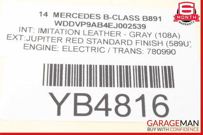 12-18 Mercedes B-Class W242 W246 B250 Central Information Dashboard Display OEM