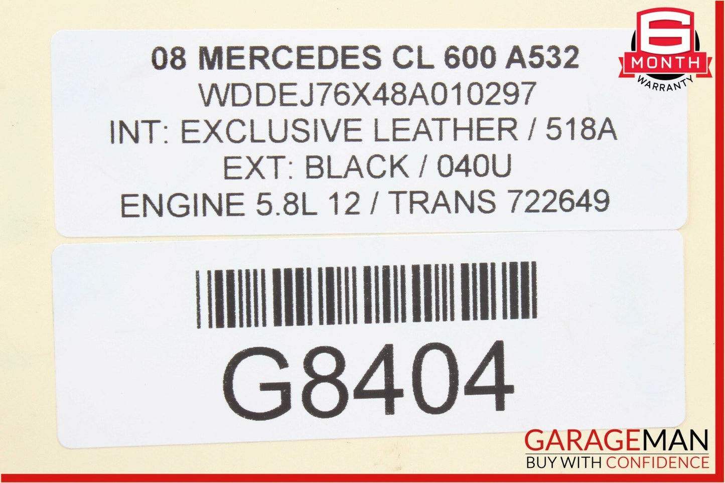 07-14 Mercedes W221 S550 CL550 Rear Left Lower Control Arm 1403521205 OEM