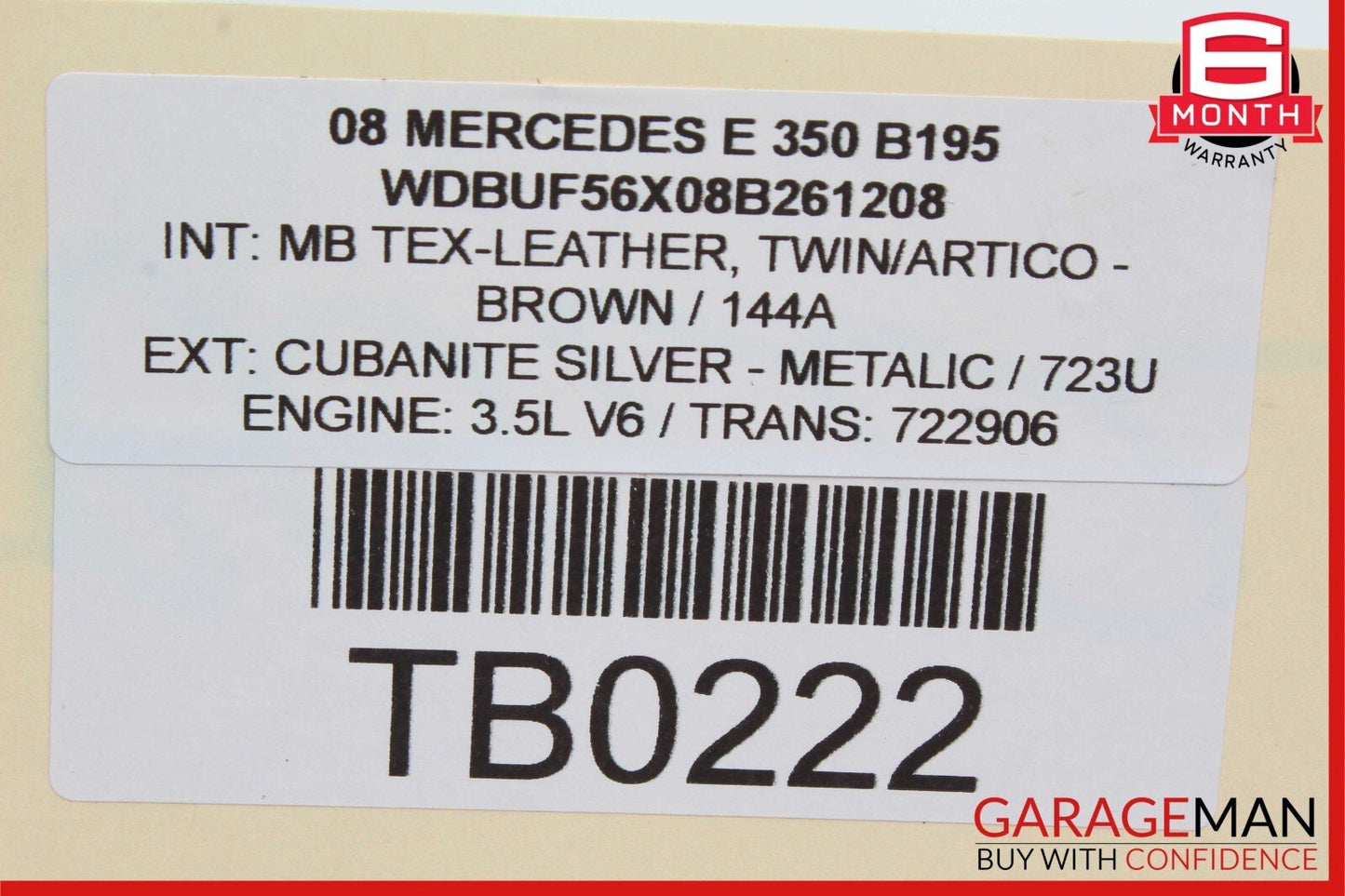 03-11 Mercedes W211 E350 Front Right Side Suspension Upper Control Arm RWD OEM