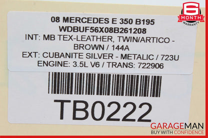 03-11 Mercedes W211 E350 Front Right Side Suspension Upper Control Arm RWD OEM